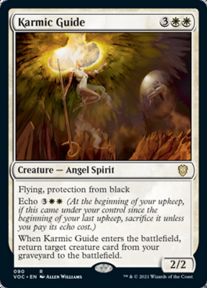 Karmic Guide [Innistrad: Crimson Vow Commander] | Silver Goblin