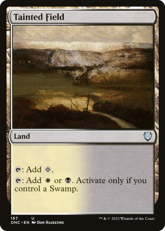 Tainted Field (167) - Phyrexia: All Will Be One Commander