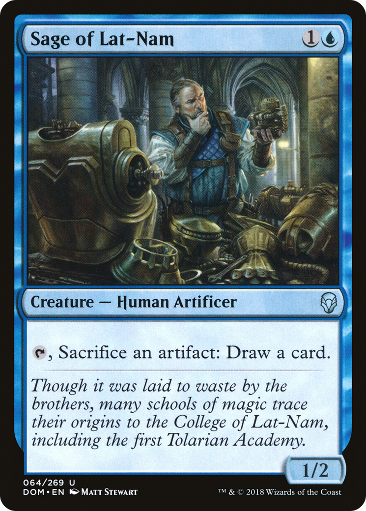 Sage of Lat-Nam [Dominaria] Foil