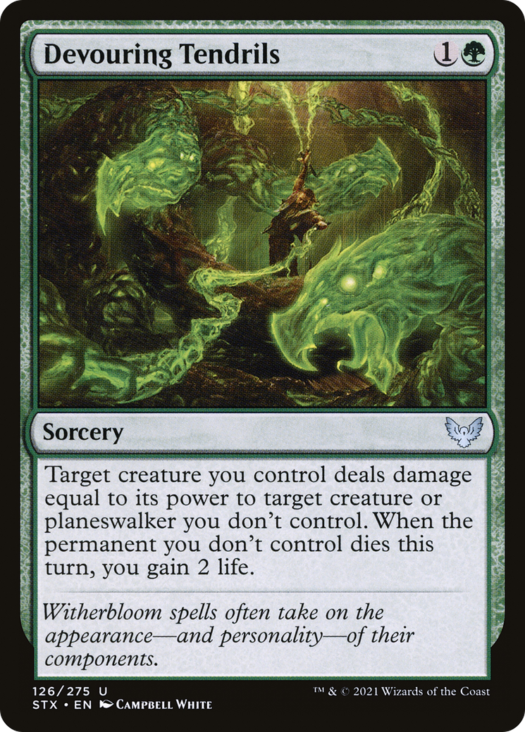 Devouring Tendrils [Strixhaven: School of Mages] Foil