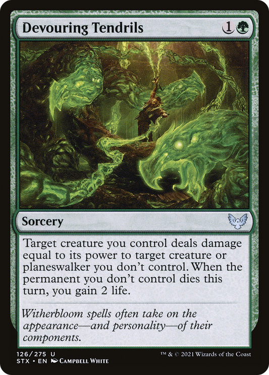 Devouring Tendrils [Strixhaven: School of Mages] Foil