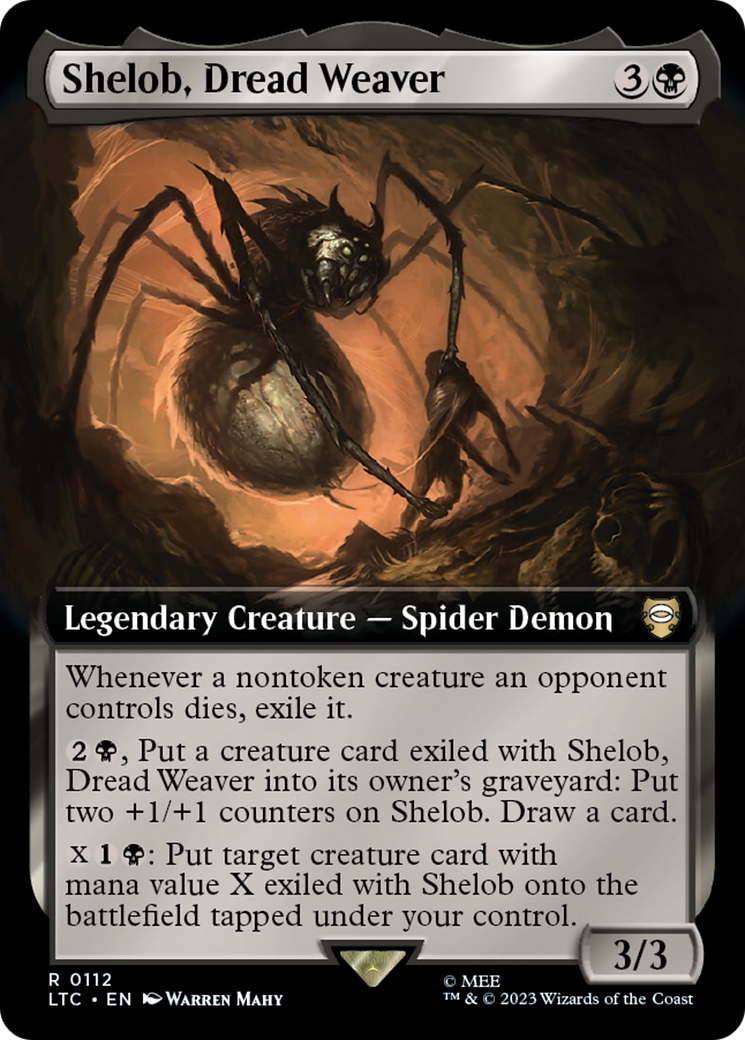 Shelob, Dread Weaver (Extended Art) (112) - Tales of Middle-earth Commander