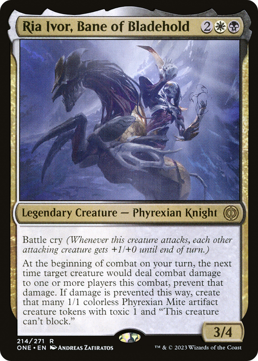 Ria Ivor, Bane of Bladehold (214) Foil - Phyrexia: All Will Be One