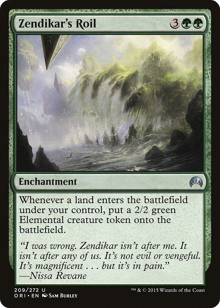 Zendikar's Roil (209) Foil - Magic Origins