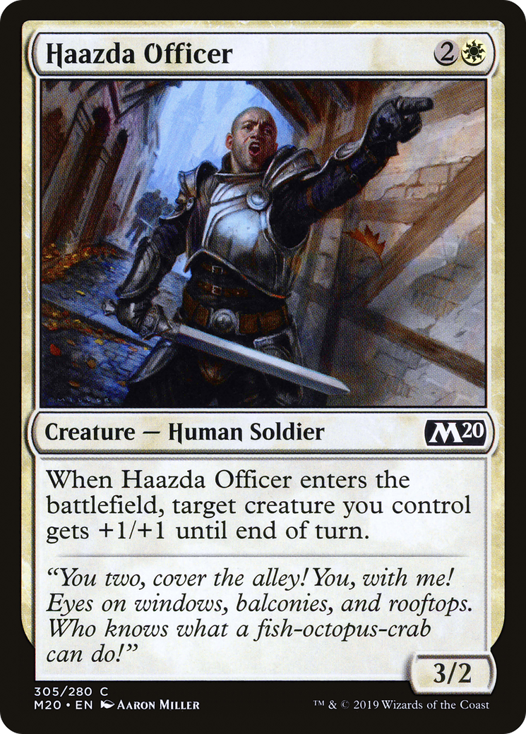 Haazda Officer (305) - Core Set 2020