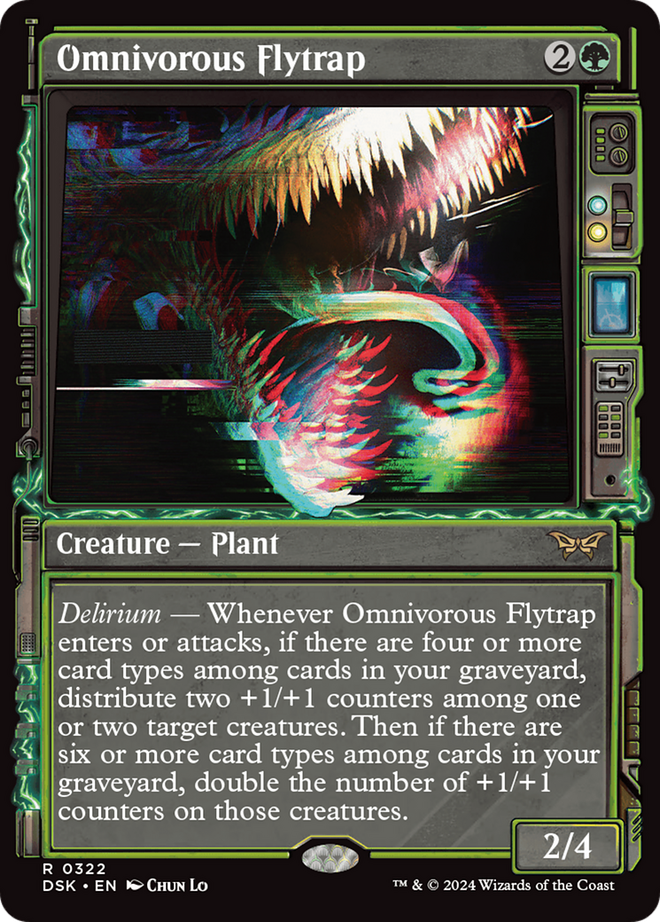 Omnivorous Flytrap (Showcase) [Duskmourn: House of Horror] Foil