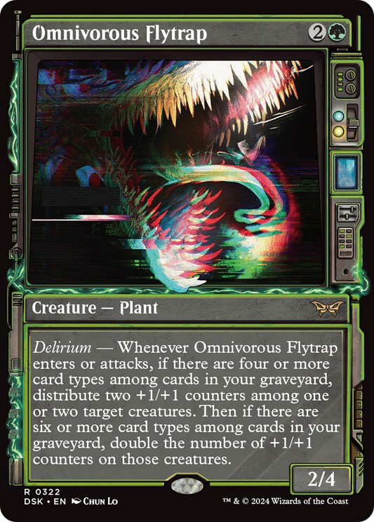 Omnivorous Flytrap (Showcase) [Duskmourn: House of Horror] Foil