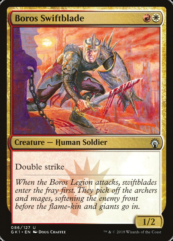 Boros Swiftblade [Guilds of Ravnica Guild Kit] | Silver Goblin