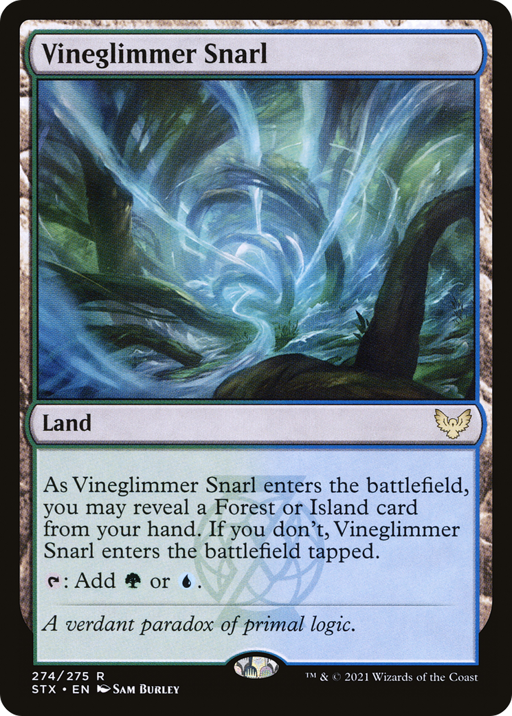 Vineglimmer Snarl (274) Foil - Strixhaven: School of Mages