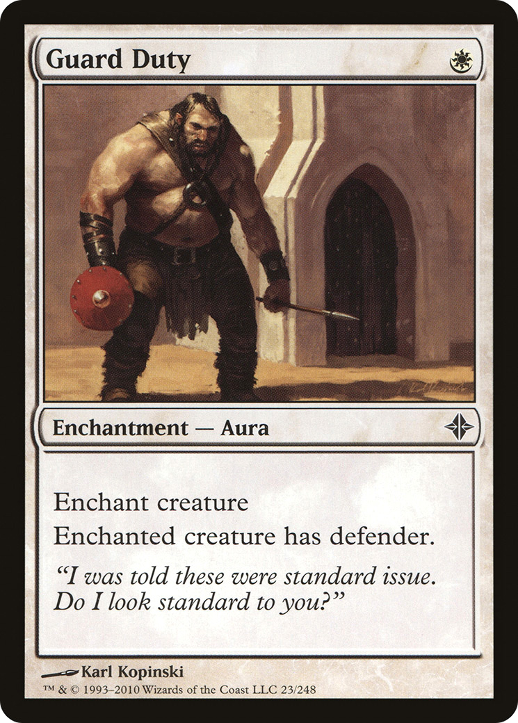Guard Duty (023) Foil - Rise of the Eldrazi