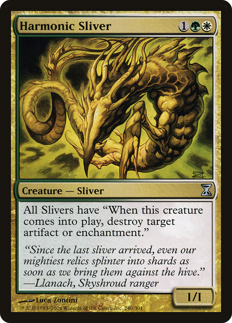 Harmonic Sliver (240) Foil - Time Spiral