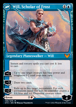 Rowan, Scholar of Sparks // Will, Scholar of Frost [Strixhaven: School of Mages] Foil