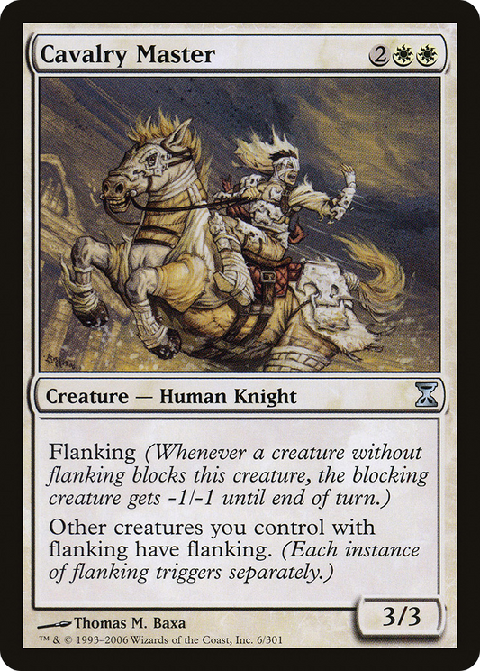 Cavalry Master [Time Spiral] Foil