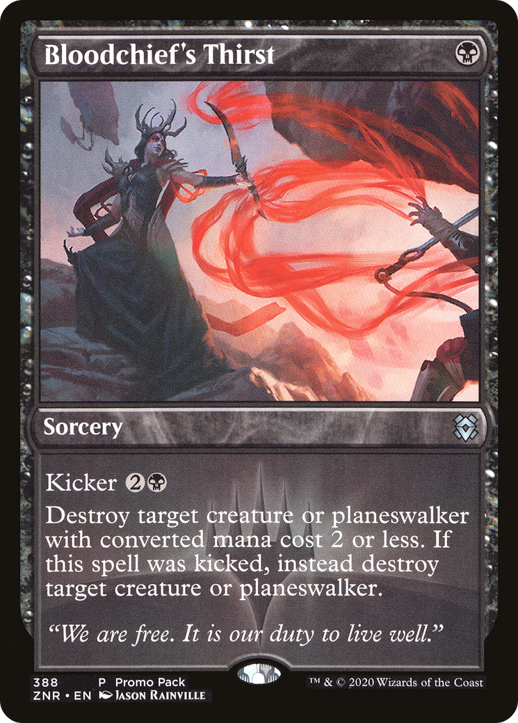 Bloodchief's Thirst (388) Foil - Zendikar Rising