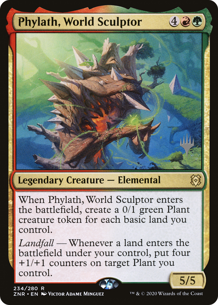 Phylath, World Sculptor (234) - Zendikar Rising Promos