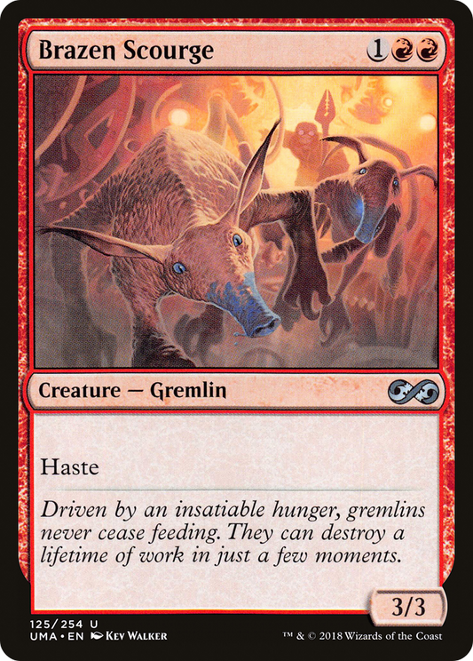 Brazen Scourge (125) Foil - Ultimate Masters