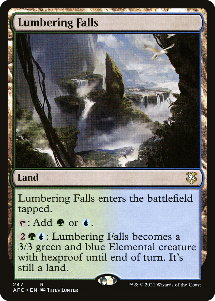 Lumbering Falls (247) - Forgotten Realms Commander