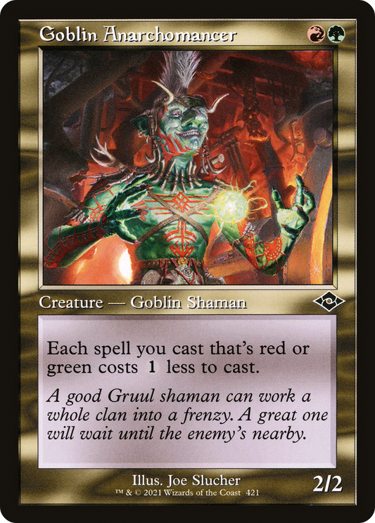 Goblin Anarchomancer (Retro) (421) Foil - Modern Horizons 2