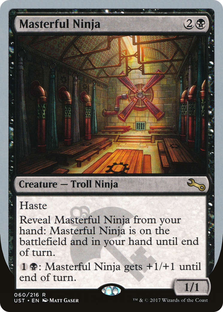 Masterful Ninja (060) Foil - Unstable