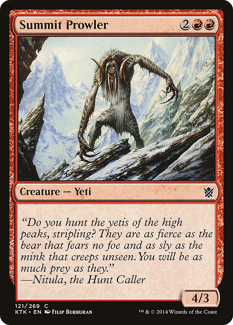 Summit Prowler (121) Foil - Khans of Tarkir