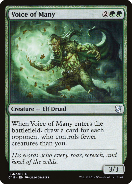 Voice of Many (036) - Commander 2019