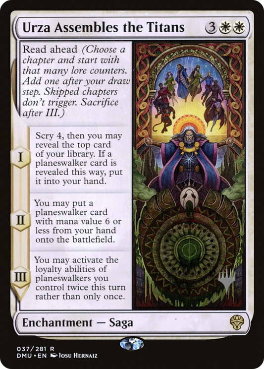 Urza Assembles the Titans (Promo Pack) [Dominaria United Promos] Foil