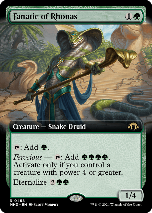 Fanatic of Rhonas (Extended Art) (458) - Modern Horizons 3