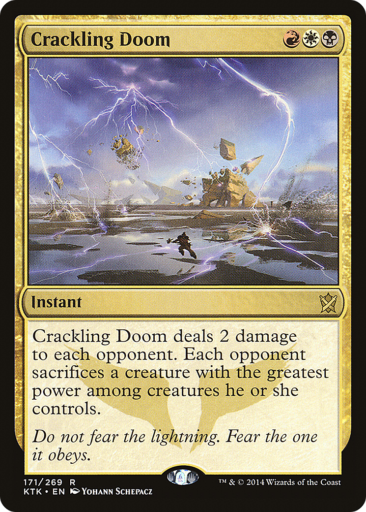 Crackling Doom (171) - Khans of Tarkir