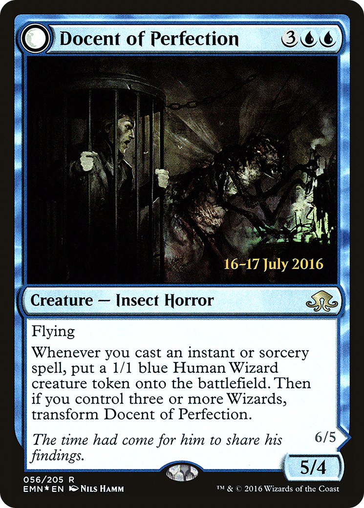 Docent of Perfection // Final Iteration (56s) Foil - Eldritch Moon Promos