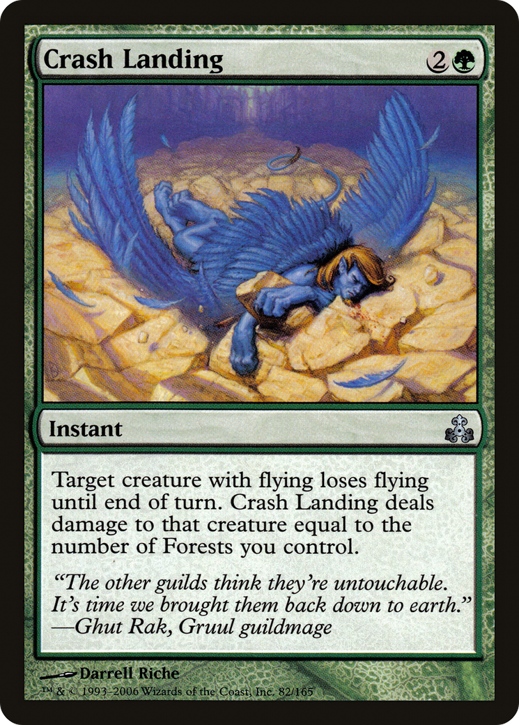 Crash Landing (082) Foil - Guildpact