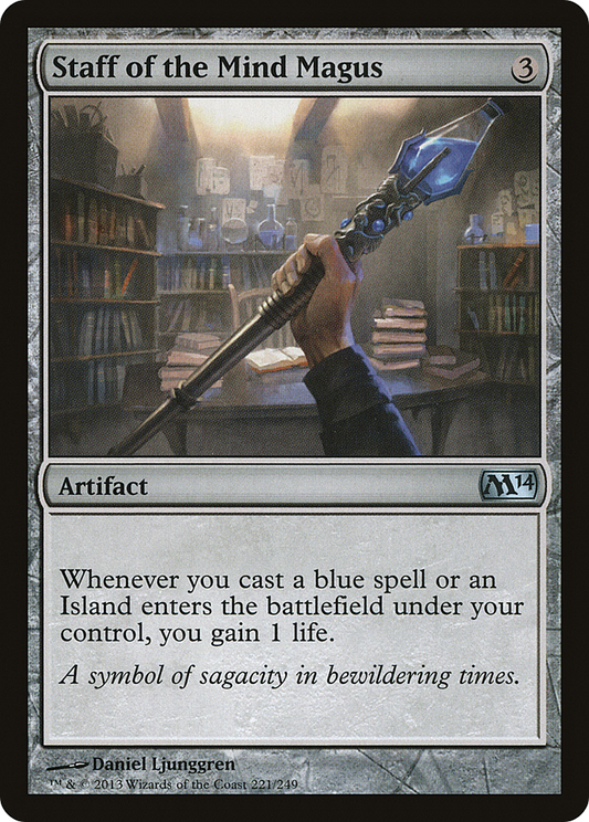 Staff of the Mind Magus [Magic 2014] Foil