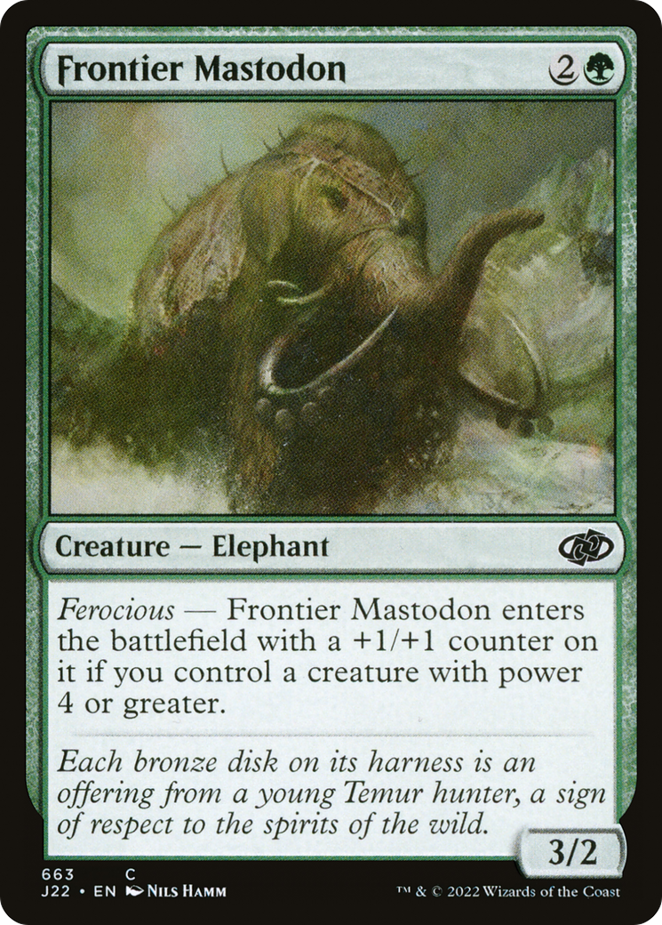 Frontier Mastodon (663) - Jumpstart 2022