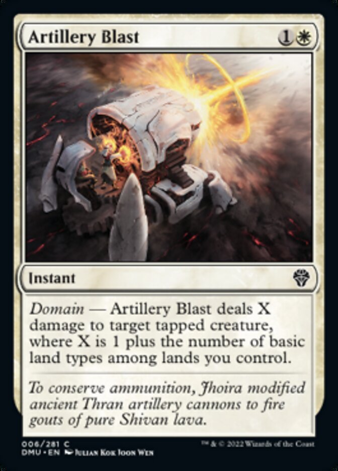 Artillery Blast [Dominaria United] | Silver Goblin