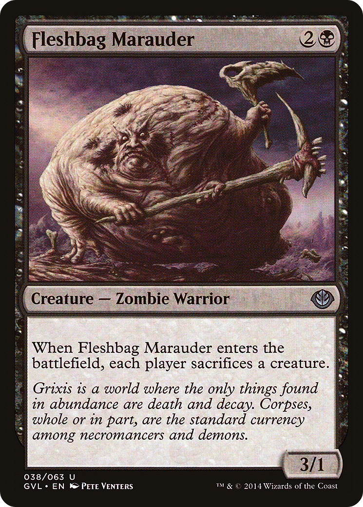 Fleshbag Marauder (038) - Duel Decks Anthology: Garruk vs. Liliana
