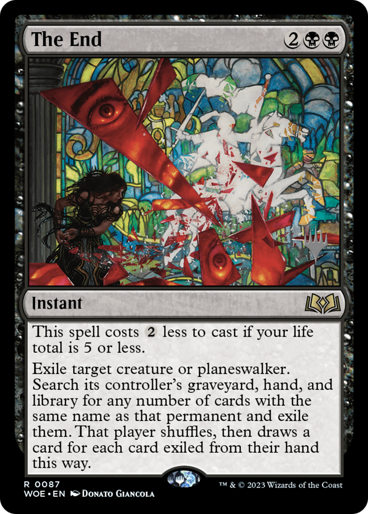 The End (87p) Foil - Wilds of Eldraine Promos