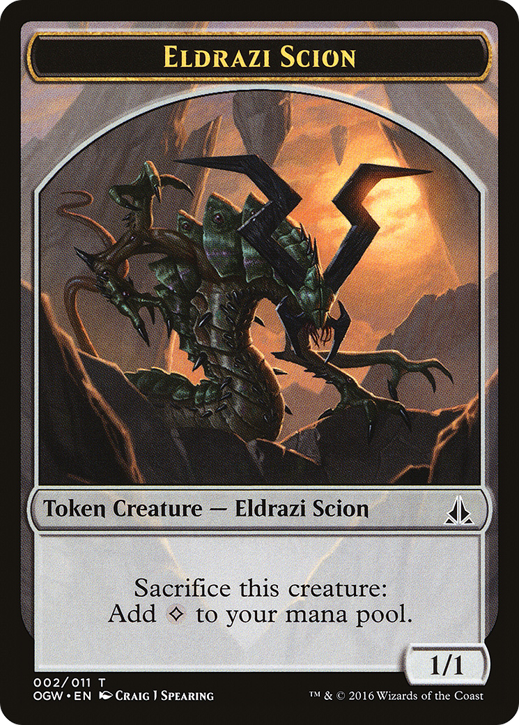 Eldrazi Scion Token (002/011) [Oath of the Gatewatch Tokens] | Silver Goblin