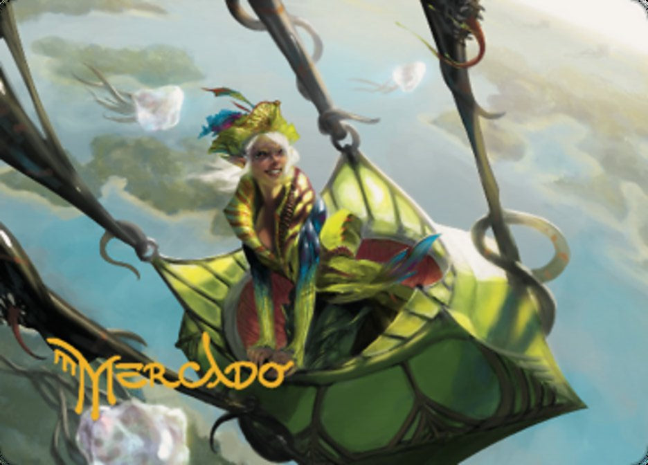 Nael, Avizoa Aeronaut Art Card (Gold-Stamped Signature) [Dominaria United Art Series]