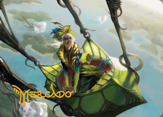 Nael, Avizoa Aeronaut Art Card (Gold-Stamped Signature) [Dominaria United Art Series]