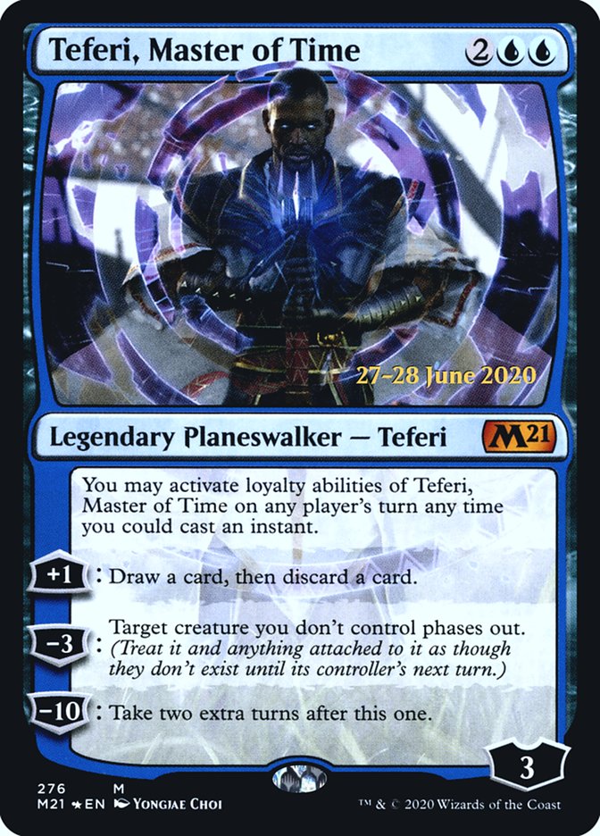 Teferi, Master of Time (276) [Core Set 2021 Prerelease Promos] | Silver Goblin