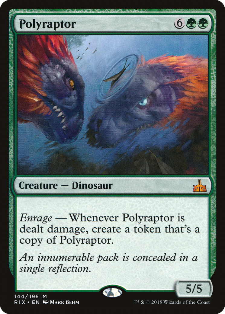 Polyraptor (144) Foil - Rivals of Ixalan