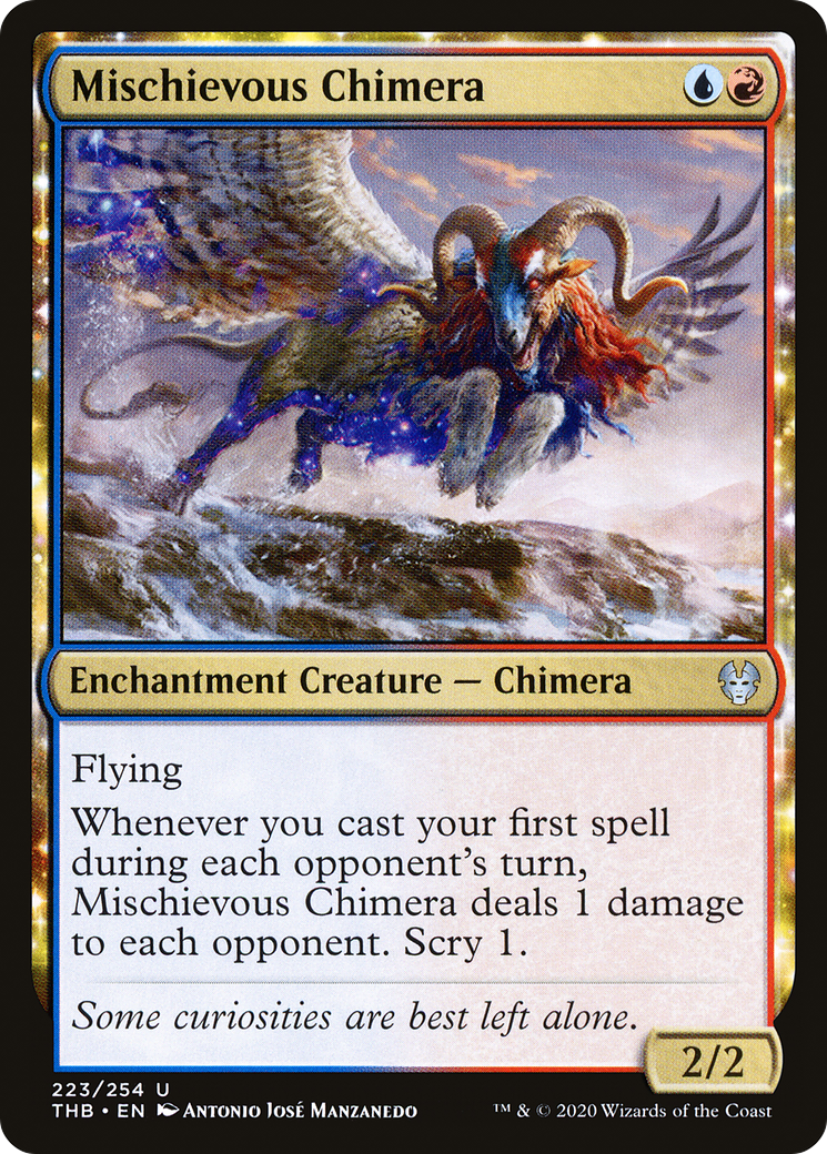 Mischievous Chimera (223) - Theros Beyond Death