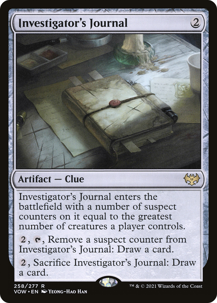 Investigator's Journal (258) Foil - Innistrad: Crimson Vow