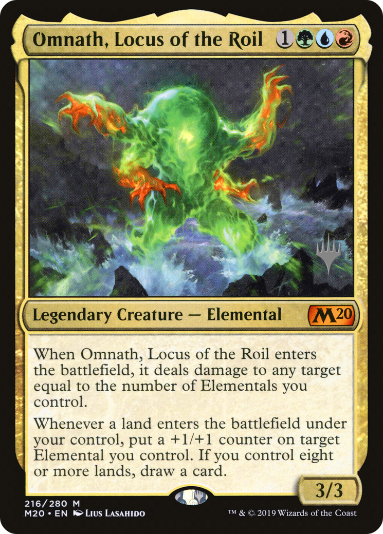 Omnath, Locus of the Roil (216) - Core Set 2020 Promos