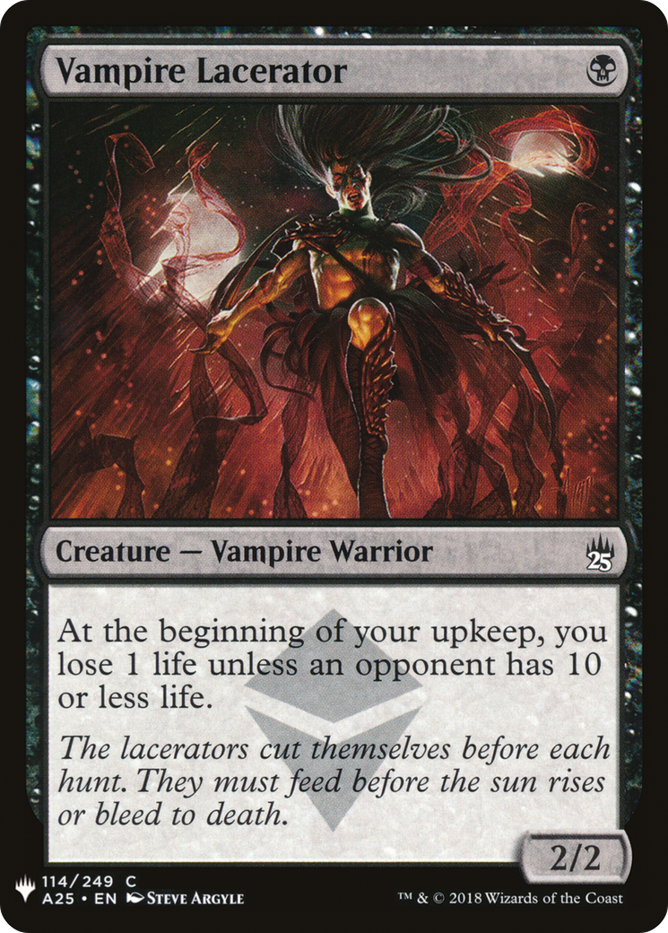 Vampire Lacerator (A25-114) - The List