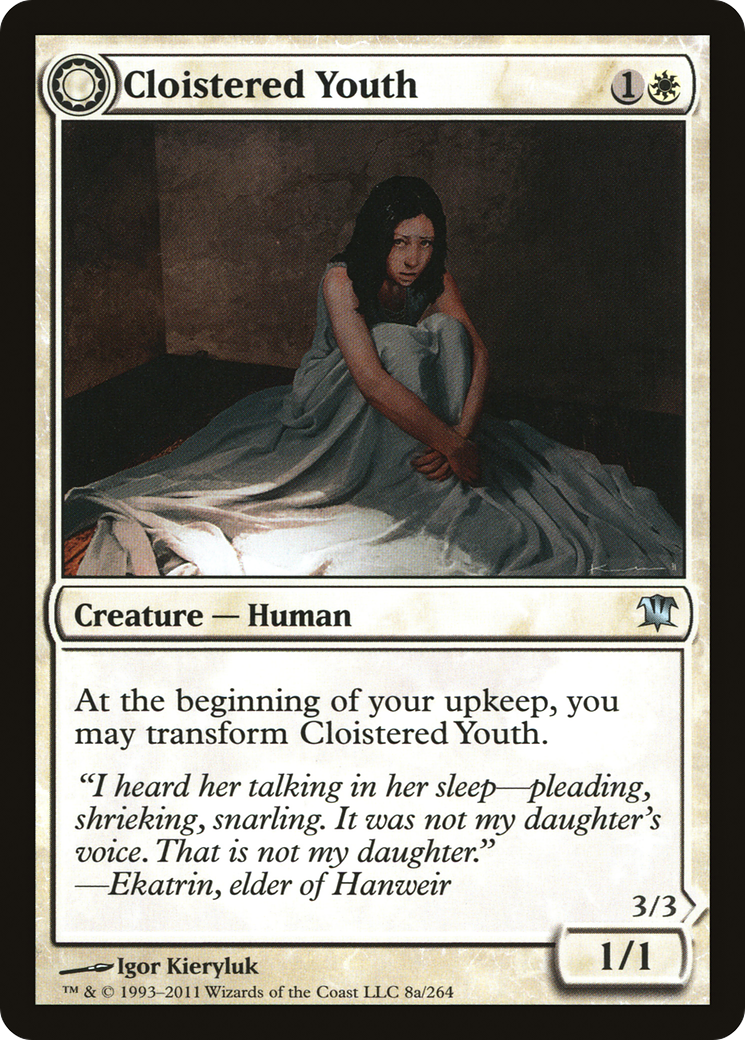 Cloistered Youth // Unholy Fiend (008) - Innistrad