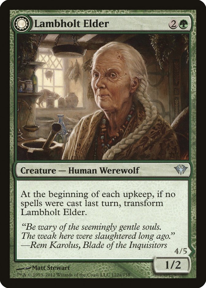 Lambholt Elder (122) Foil - Dark Ascension