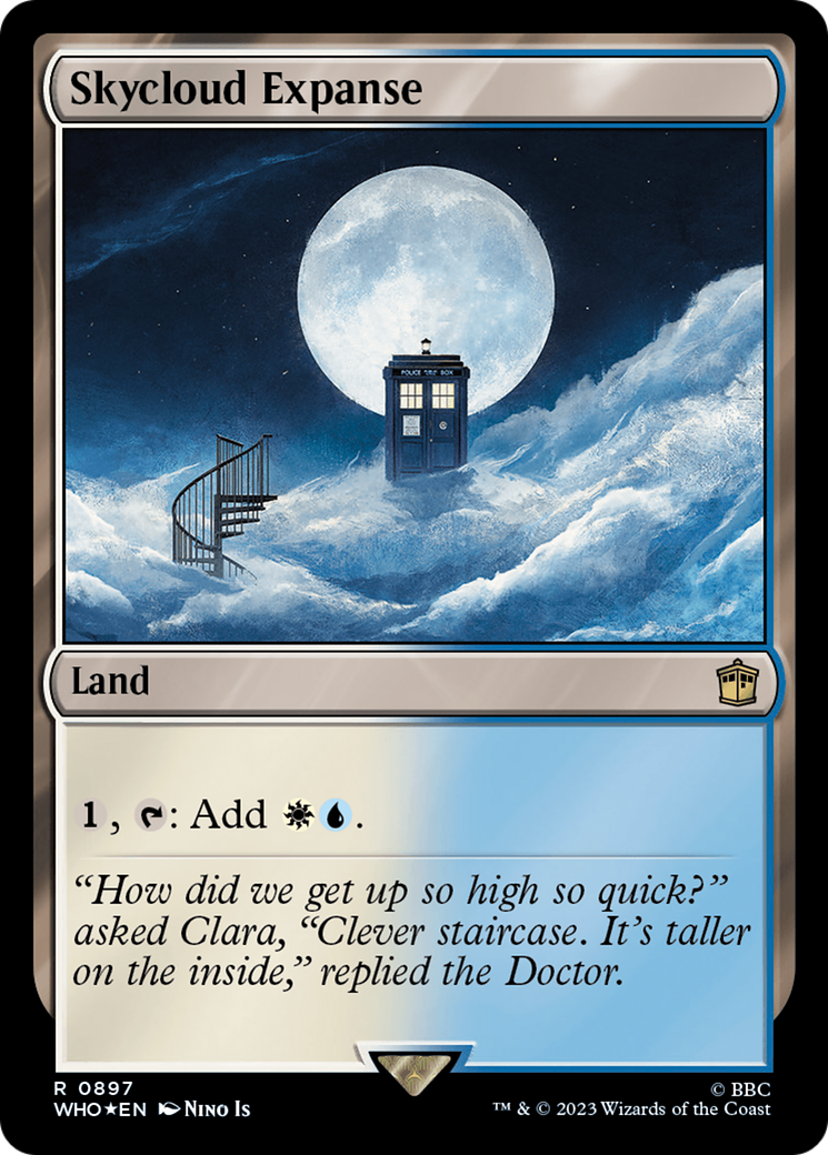 Skycloud Expanse (Surge Foil) [Doctor Who] | Silver Goblin