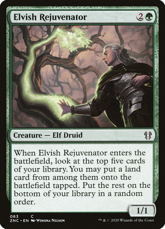 Elvish Rejuvenator [Zendikar Rising Commander] | Silver Goblin