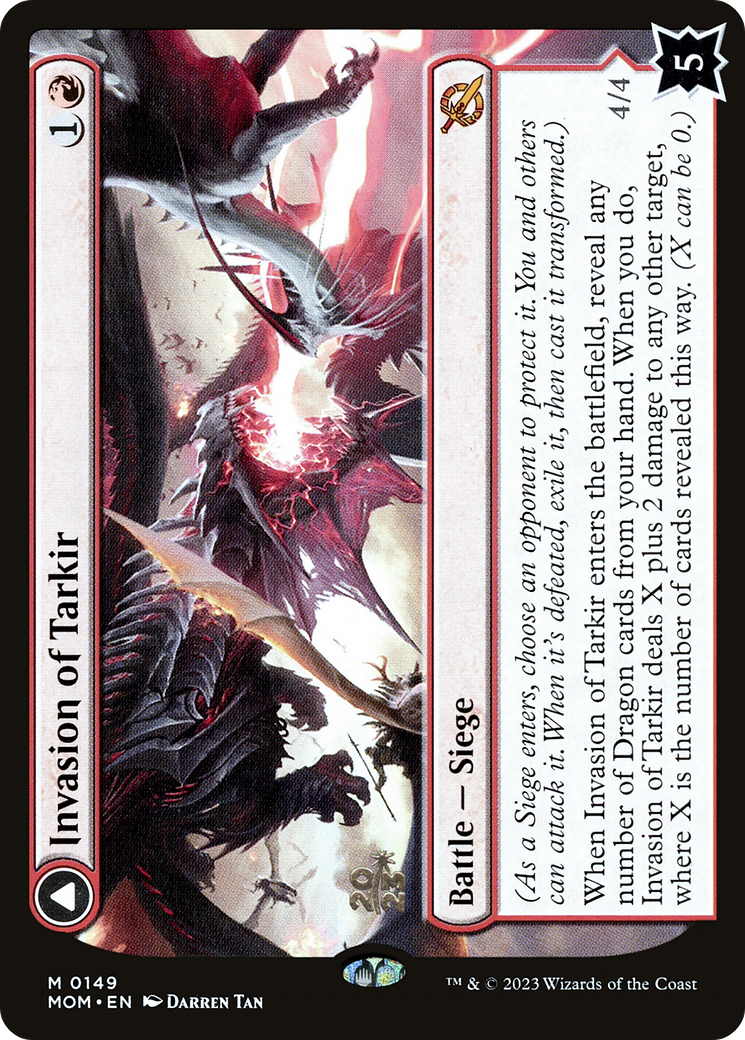 Invasion of Tarkir // Defiant Thundermaw (149s) Foil - March of the Machine Promos