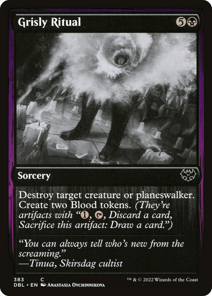 Grisly Ritual (383) Foil - Innistrad: Double Feature